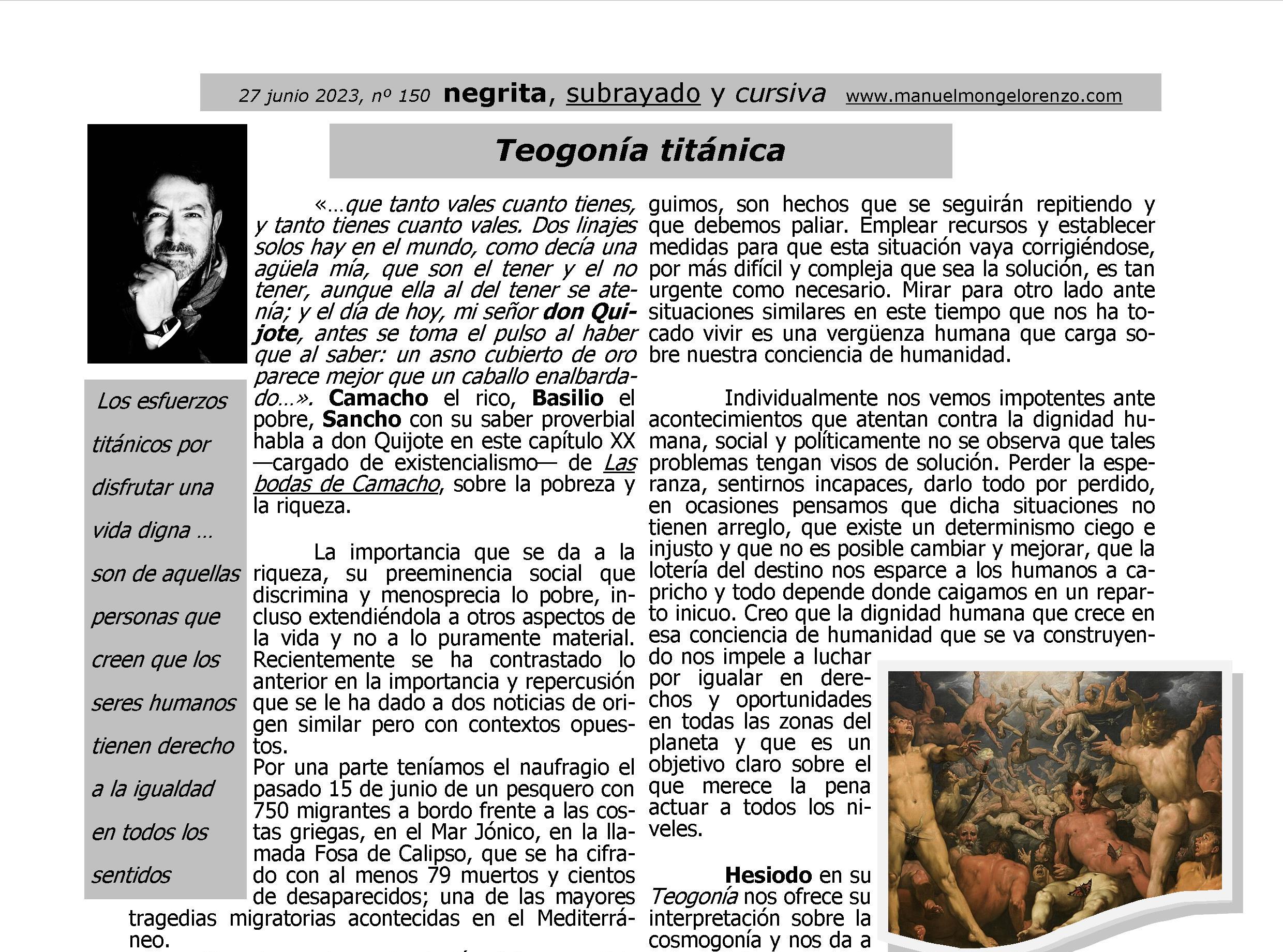 NSC 150 Teogonía titánica